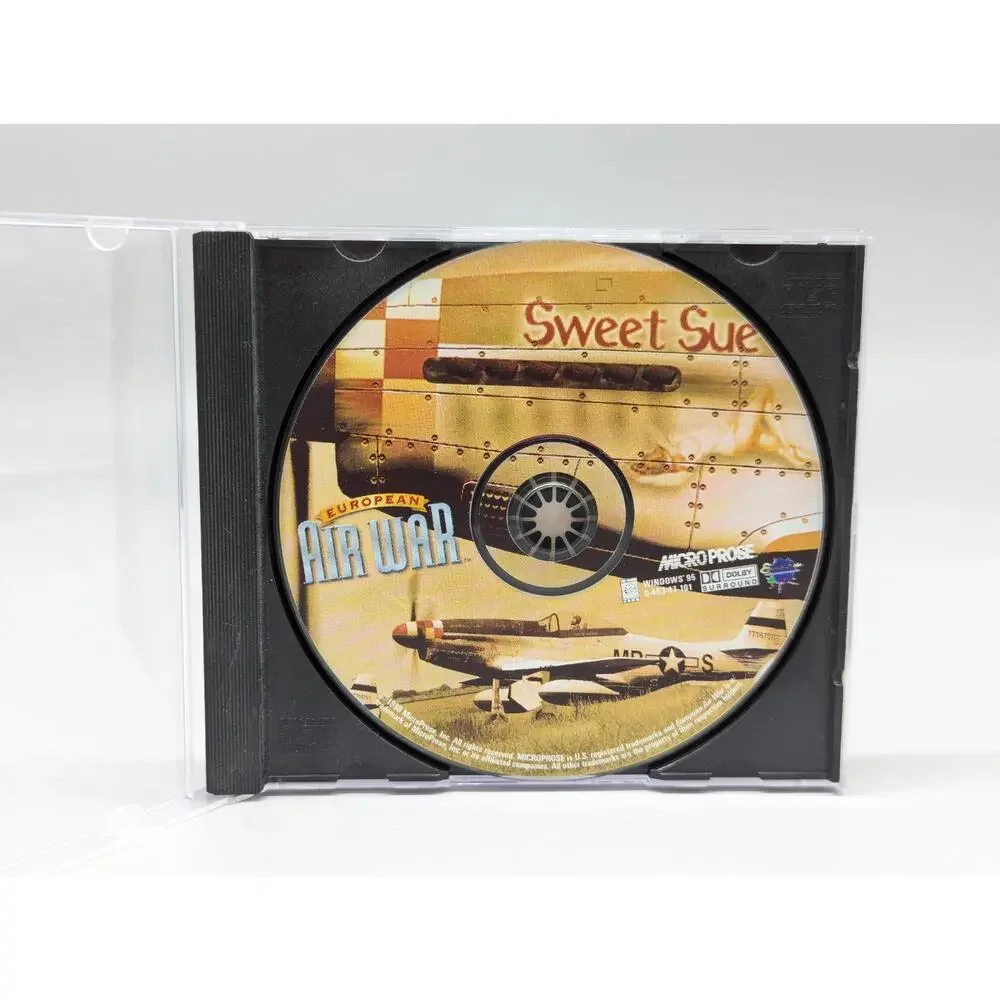 European Air War PC 1998 Micro Prose Windows Combat Video Game